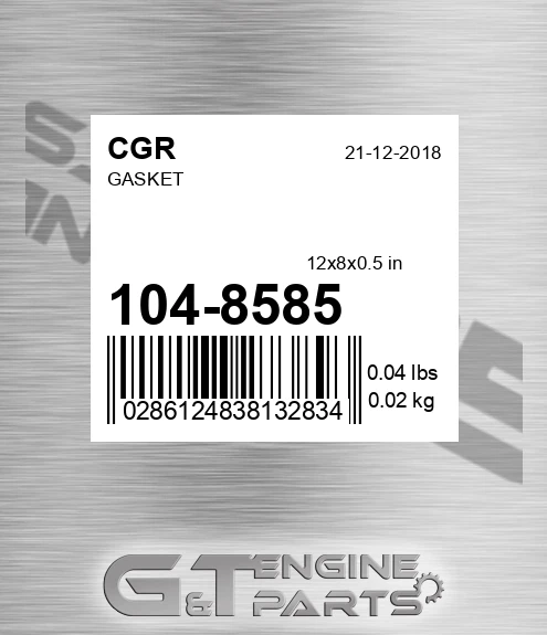 104-8585 CGR Gasket