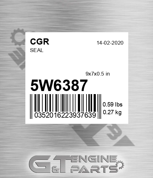 5W6387 CGR Seal