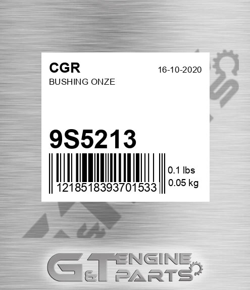 9S5213 CGR Bushing Onze