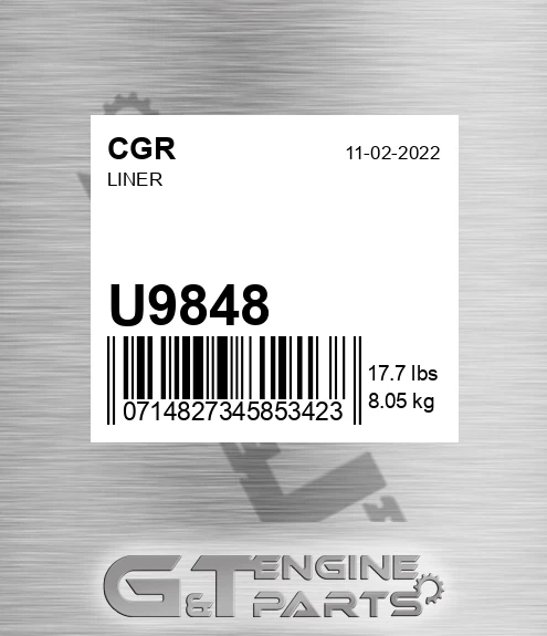 U9848 Liner