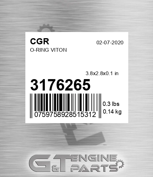 3176265 O-ring Viton