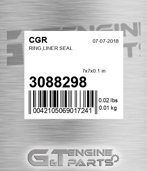 3088298 CGR Ring,liner Seal