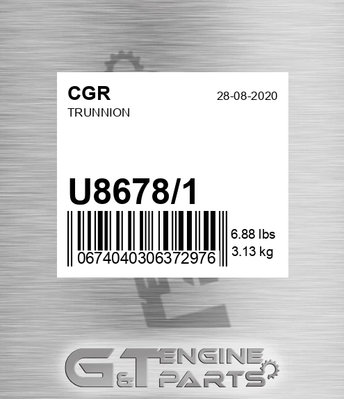 U8678/1 Trunnion