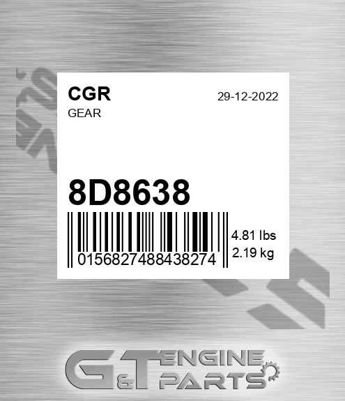 8D8638 Gear
