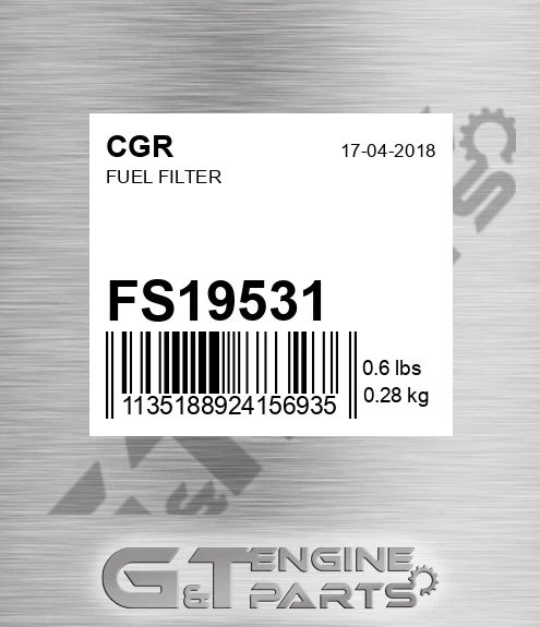 FS19531 Fuel Filter