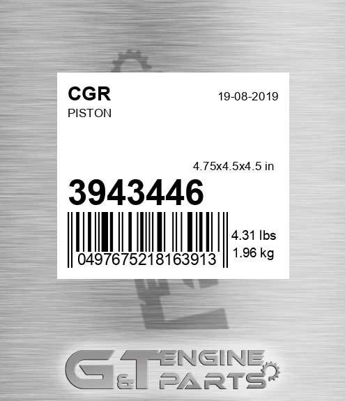 3943446 Piston