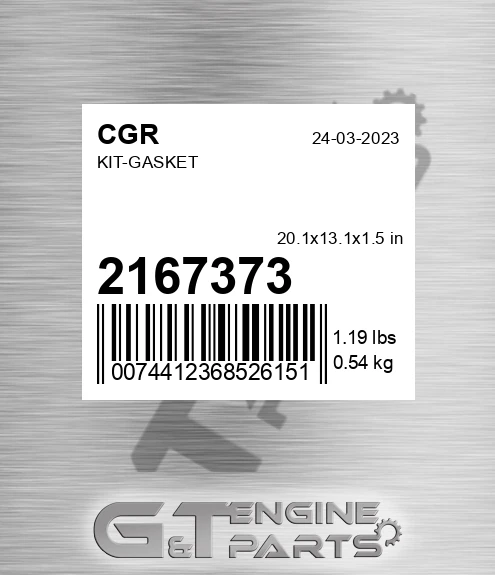 2167373 Kit-gasket