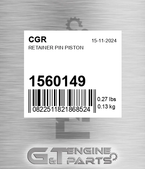 1560149 Retainer Pin Piston