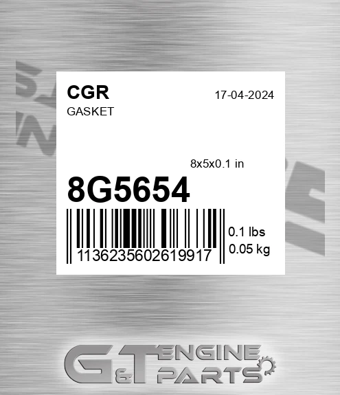 8G5654 Gasket
