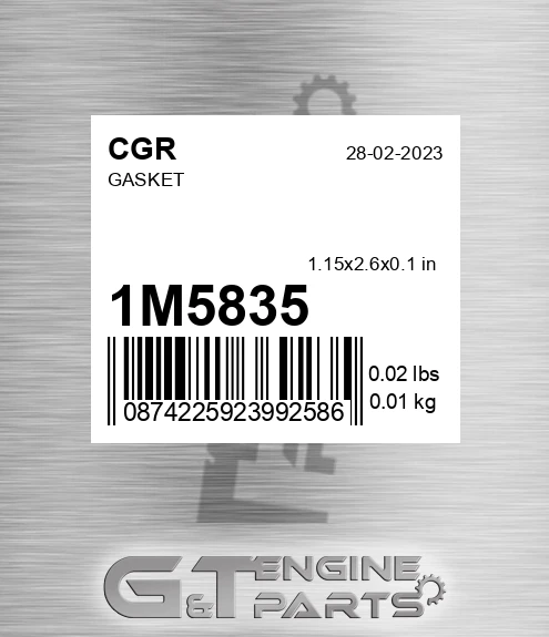 1M5835 Gasket
