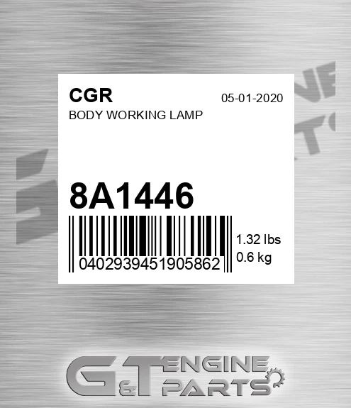 8A1446 CGR Body Working Lamp