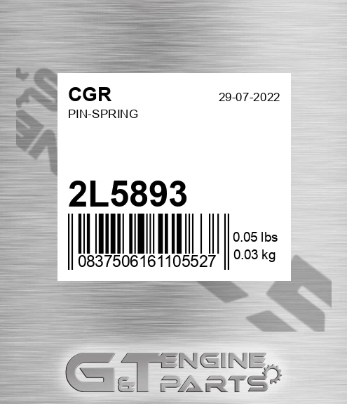 2L5893 Pin-spring