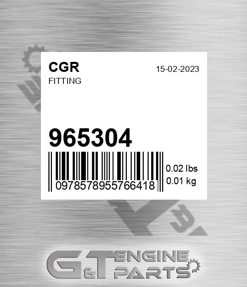 965304 Fitting