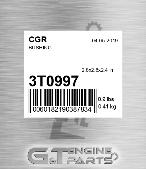 3T0997 CGR Bushing