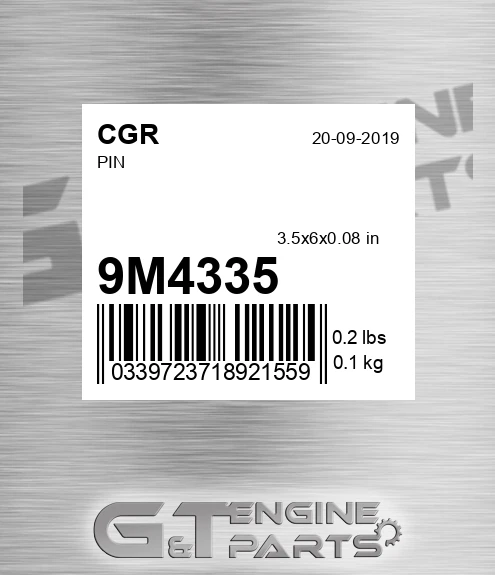 9M4335 Pin