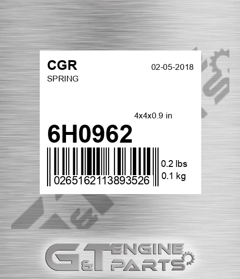 6H0962 Spring