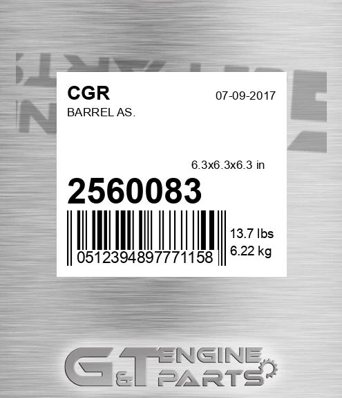 2560083 CGR Barrel As.