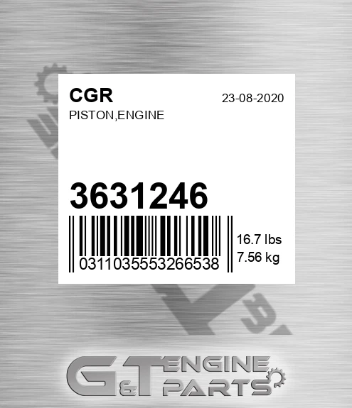 3631246 Piston,engine