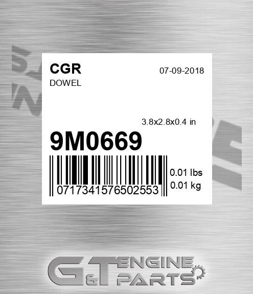 9M0669 Dowel