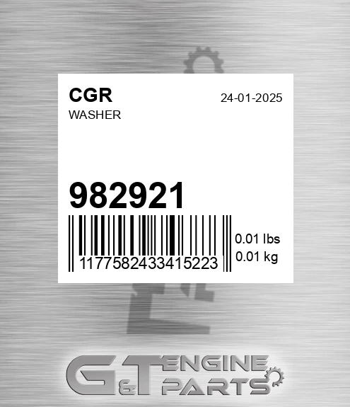 982921 Washer