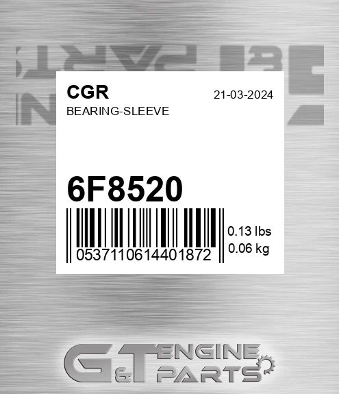 6F8520 Bearing-sleeve