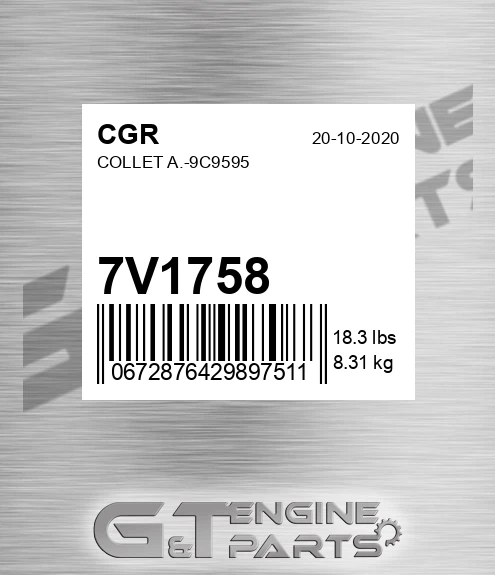7V1758 CGR Collet A.-9c9595