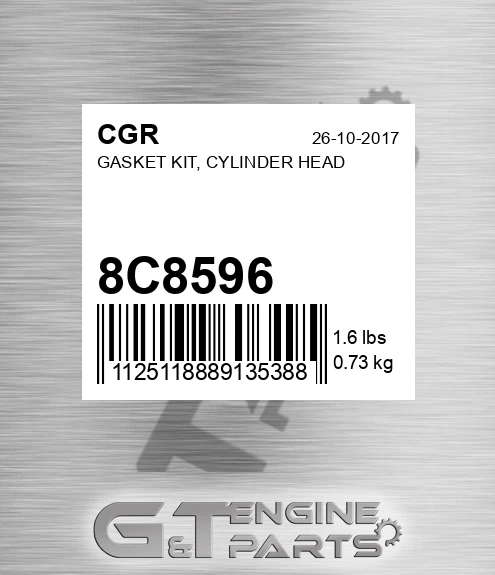 8C8596 Gasket Kit, Cylinder Head