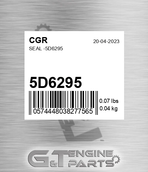 5D6295 CGR Seal -