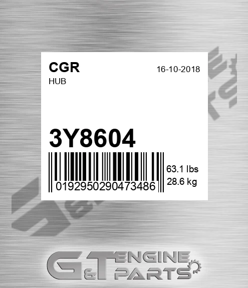 3Y8604 CGR Hub