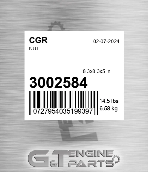 3002584 Nut for CGR