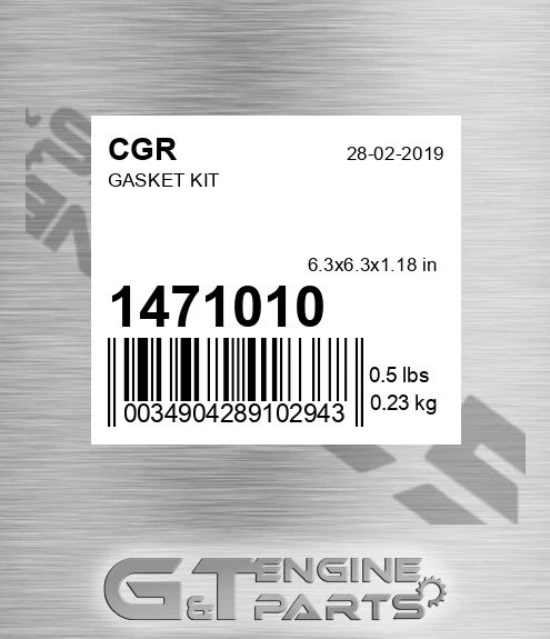 1471010 Gasket Kit