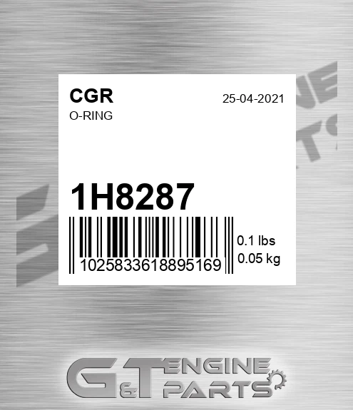 1H8287 O-ring