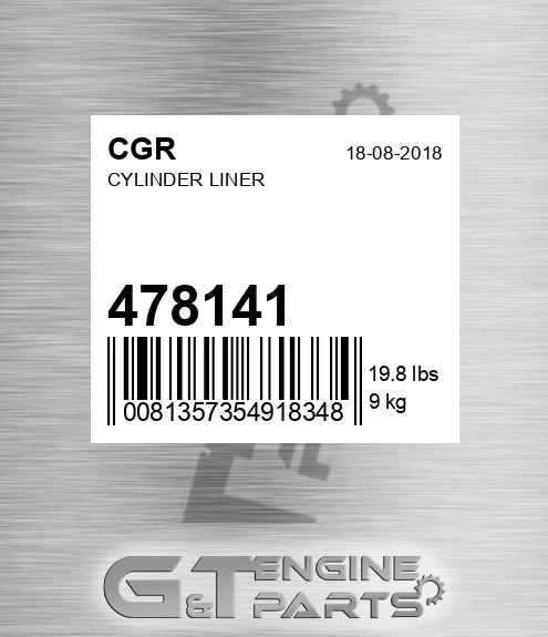 478141 CGR Cylinder Liner