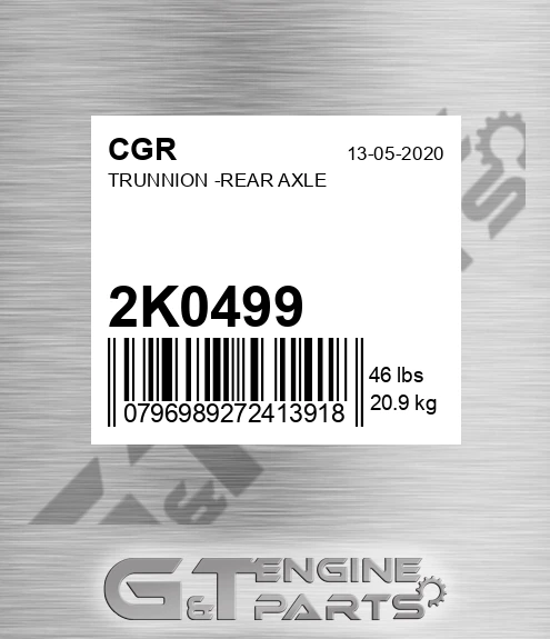 2K0499 Trunnion -rear Axle