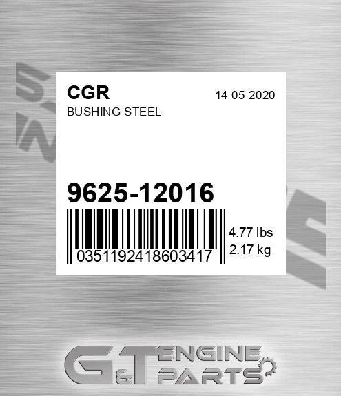 9625-12016 CGR Bushing Steel