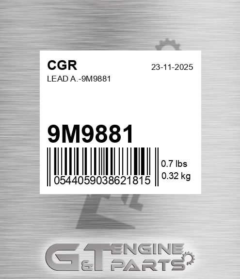 9M9881 CGR Lead A.-