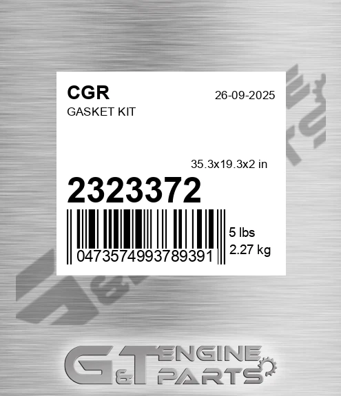 2323372 CGR Gasket Kit