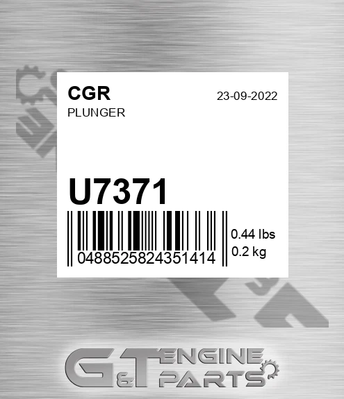 U7371 CGR Plunger