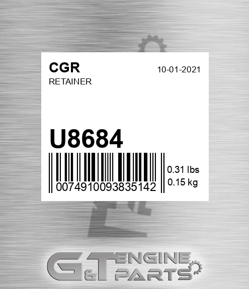 U8684 Retainer