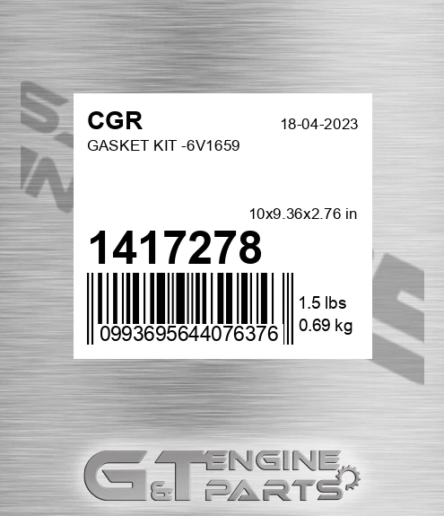 1417278 Gasket Kit -6v1659
