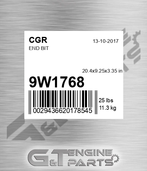 9W1768 End Bit for CGR