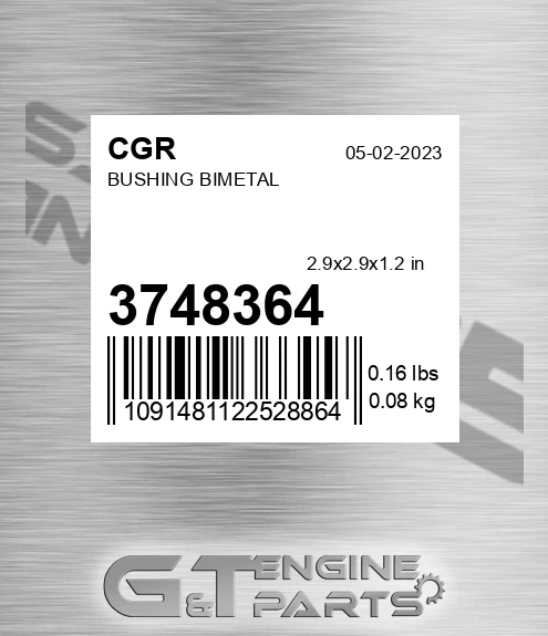 3748364 Bushing Bimetal for CGR
