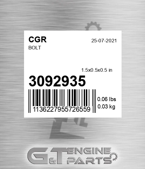 3092935 Bolt