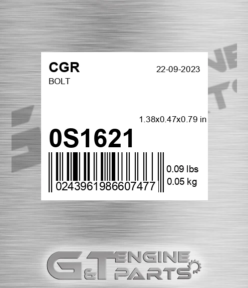 0S1621 CGR Bolt