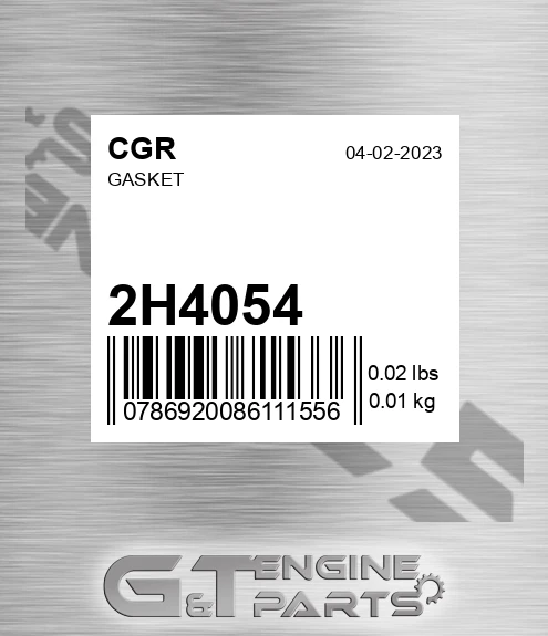 2H4054 Gasket