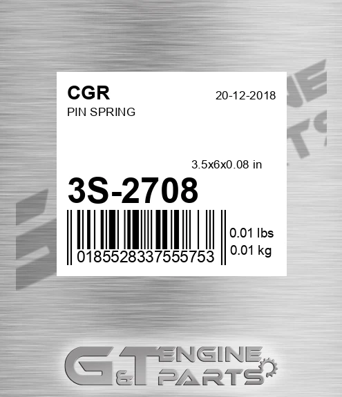 3S-2708 Pin Spring