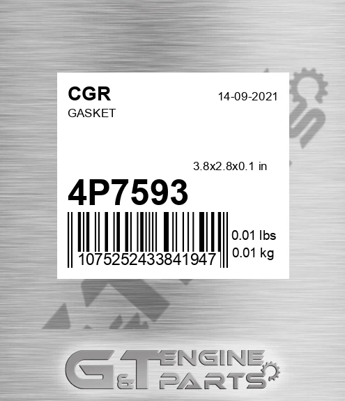 4P7593 Gasket