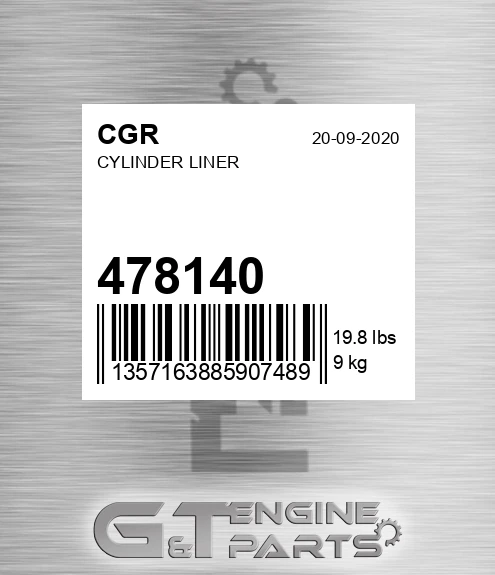 478140 Cylinder Liner
