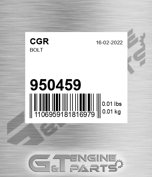 950459 Bolt