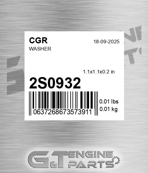2S0932 CGR Washer